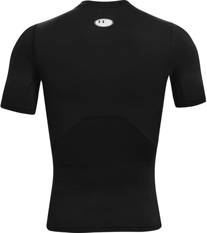 Under Armour Homme T-Shirt À Manches Courtes Heatgear, Carbon Heather/Black