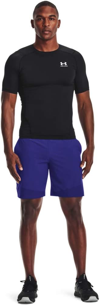Under Armour Homme T-Shirt À Manches Courtes Heatgear, Carbon Heather/Black