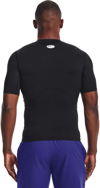 Under Armour Homme T-Shirt À Manches Courtes Heatgear, Carbon Heather/Black