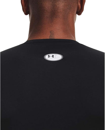Under Armour Homme T-Shirt À Manches Courtes Heatgear, Carbon Heather/Black