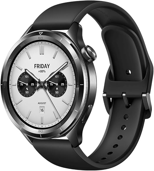 XIAOMI Watch S4 - Montre Connectée, Suivi du Sport, Ecran AMOLED 1,43", jusqu'à 15 Jours d'autonomie, appels Bluetooth, +150 Modes de Sport,GPS Double Bande, NFC,Androi & iOS, Noir