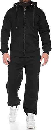 Survêtements COOFANDY pour hommes, ensemble de survêtement 2 pièces, sweat à capuche zippé et pantalon de survêtement pour hommes, tenues de sport décontractées, tailles S à 4XL